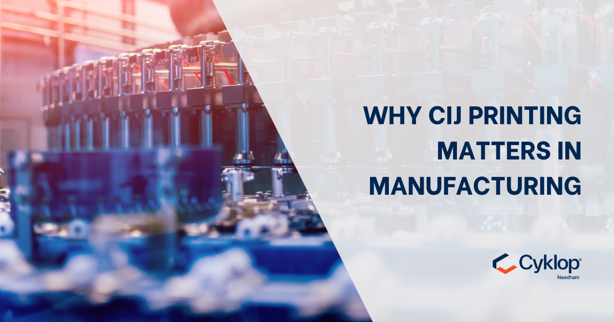 Why CIJ Printing Matters In Manufacturing