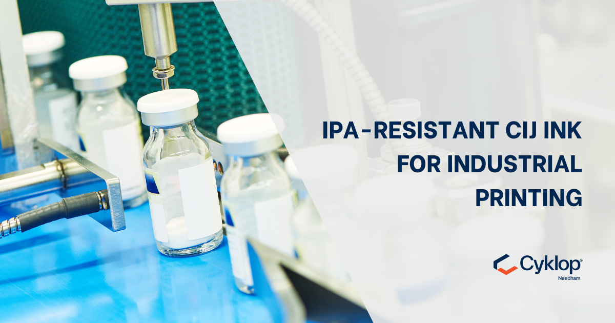 IPA-Resistant CIJ Ink for Industrial Printing