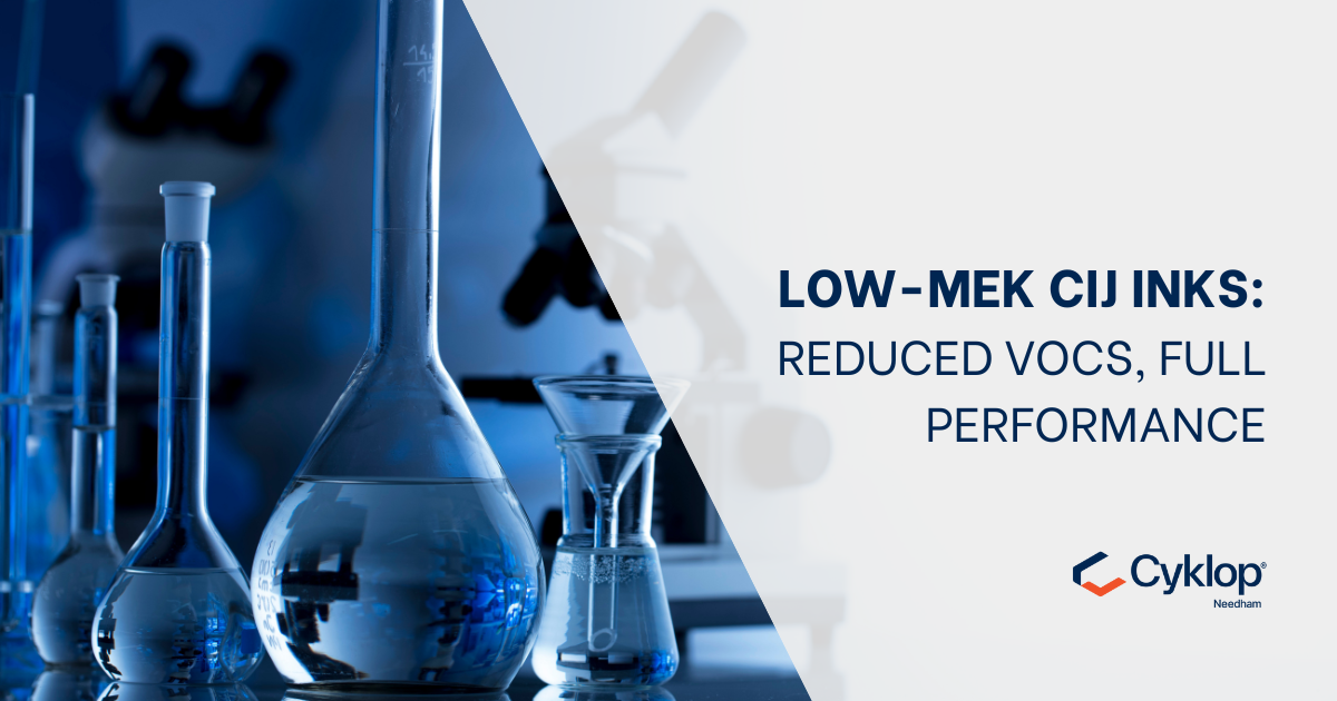 Low-MEK CIJ Inks: Reduced VOCs, Full Performance